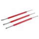 thumbnail image 1 of 3PCS Handmade Leather Plastic and Rubber Printing Press Wipers Rub Tool Set, 1 of 4