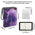 thumbnail image 3 of 400 Pockets Trading Cards Album,Card Binder 4-Pocket, Cards Collector Album Holder Fits 400 Cards with 50 Removable Sheets Unicorn with Rainbow Mane, 3 of 6