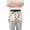 Cartoon Big Eye Owls, variant on Cartoon Big Eye Owls Server Apron with 3 Pockets Waterproof Waitress Waist Short Apron for Man Woman 12 Inches