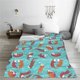 thumbnail image 5 of Balery Sea Otters Family In Blue Water Manta de Felpa Suave y Acogedora – Cobija de Franela Aterciopelada para Cama, Lavable y Cálida para Sofá, Mascotas, Transpirable-40"x30", 5 of 7