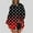 Red, variant on CLOISE Sweatshirt Women Polka Dots Oversized Sweatshirts Crew Neck Long Sleeve Hoodies Shirts Black Drop Shoulder Tops Fall Tunic Y2k Outfits XL