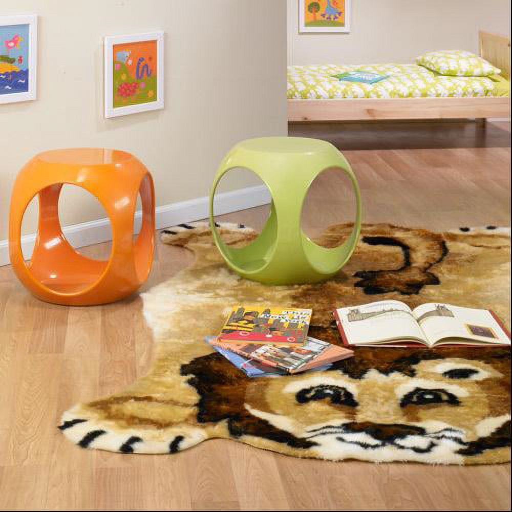 Faux Fur Lion Playmat - 5' x 7'