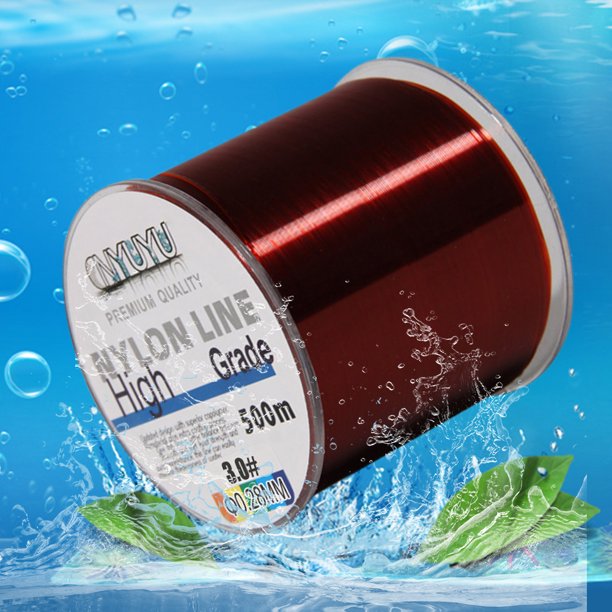 Alambre de pesca trenzado de 500M, alambre de pesca de carpa de diámetro más pequeño 18-90LB, línea de nailon