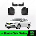 thumbnail image 1 of unique For Honda Civic 2012 2013 2014 2015 Fender Mudguard Mud Flaps Guard Splash Flap Mudguards Car Accessories, 1 of 5
