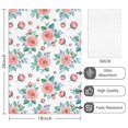 thumbnail image 2 of 4 Pcs Pioneer Flower Floral Print Pattern Funny Kitchen Towels, Microfiber Dish Towels, Kitchen Tea Towels Set 18" X 26", 2 of 6