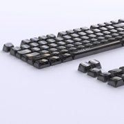 Only Keycap, Backlit Crystal Translucents Keycap 132Pcs MDAs Profile Thicken Keycaps for 61/62/68/71/81/84/