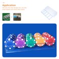thumbnail image 4 of KAKOWELY poker chip holder Professional Chip Case Multi-function Chip Box Convenient Poker Chip Tray Chip Accessory8.27"X3.15"X2.28", 4 of 4