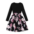 thumbnail image 4 of LOVZFMLL Robe Imprimée pour Filles, Col Rond, Manches Longues, Saint-Valentin, 4 of 9