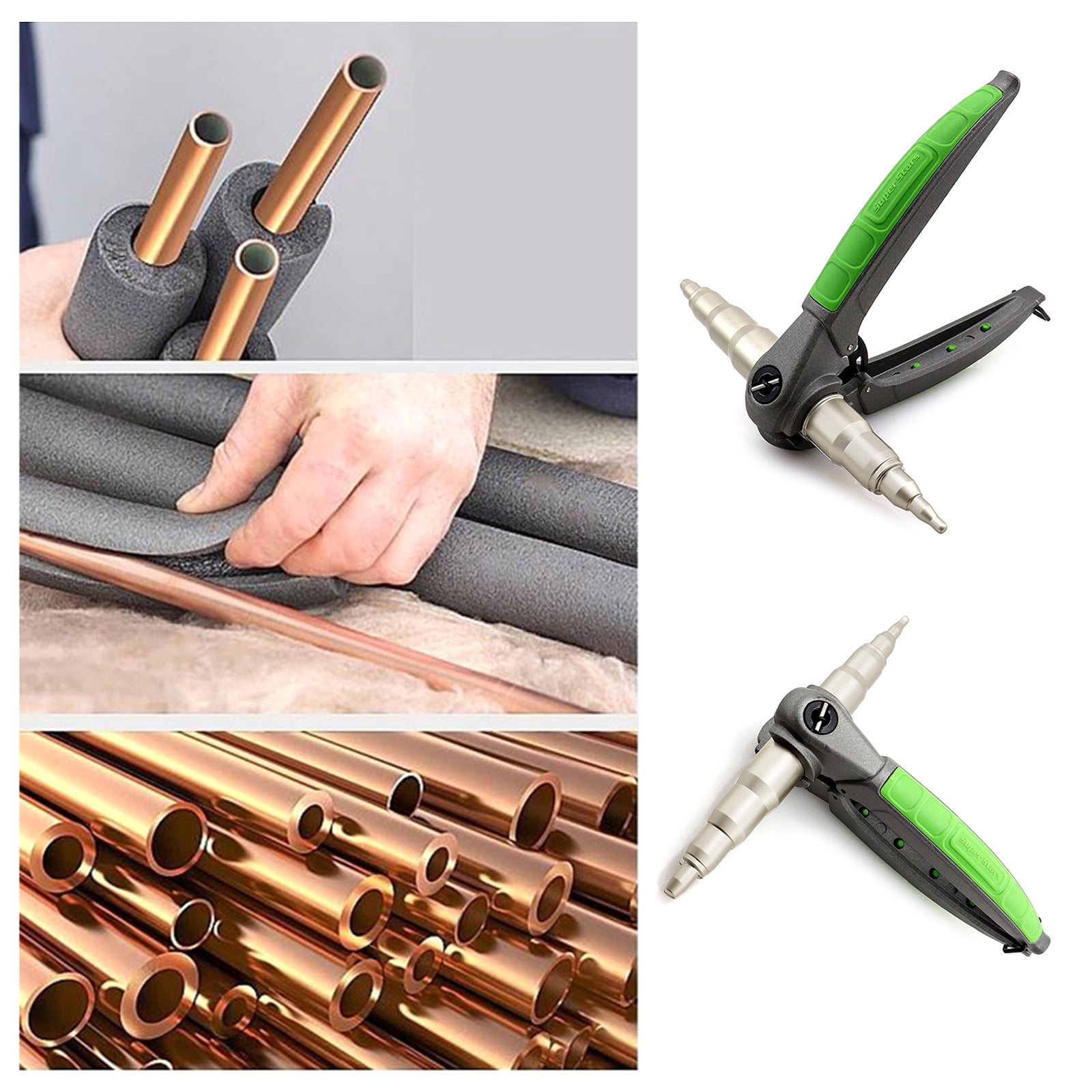 UNTERING Pipe Mouth Expander Copper Tube Expander Pipe Expander Swaging Tool Expanding Tool Refrigeration HVAC Swage Pipe Supports Amplifiers