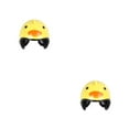 thumbnail image 3 of Methold Casco Suministros para mascotas pequeñas Sombreros de concha divertidos Sombreros duros Accesorios Sombrero de protección Aves de corral Pollo amarillo 2piezas Methold  CBP394184, 3 of 6
