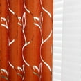 thumbnail image 4 of 2pcs2mSemi Blackout Cortina Simple Vine Leaf Partition Window Decor (Orange) Wdftyju Libre de BPA, 4 of 7