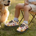 thumbnail image 2 of CHAQLIN Cartoon Gingerbread Running Shoes for Kids Boys Christmas Single Buckle Lace Up Walking Shoes Lightweight Anti Slip Athletic Sports Hiking Sneakers US 1, 2 of 7