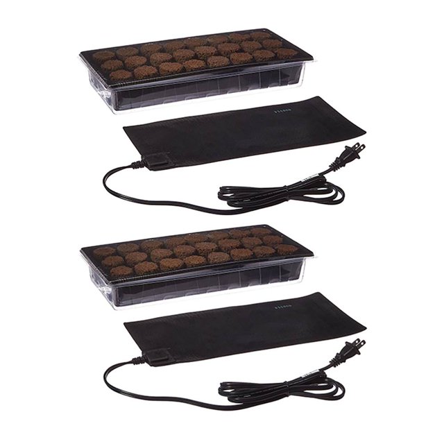 Hydrofarm Jump Start 24Cell Germination Station Heat Mat + Grow Plugs