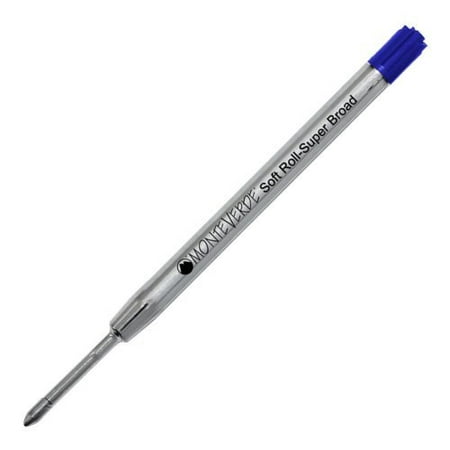 Monteverde Parker Refill Monteverde P15 Soft Roll Ballpoint Refill to Fit Parker Ballpoint Pens - Blue, Super Broad, 2 Pack (P152BU) ()