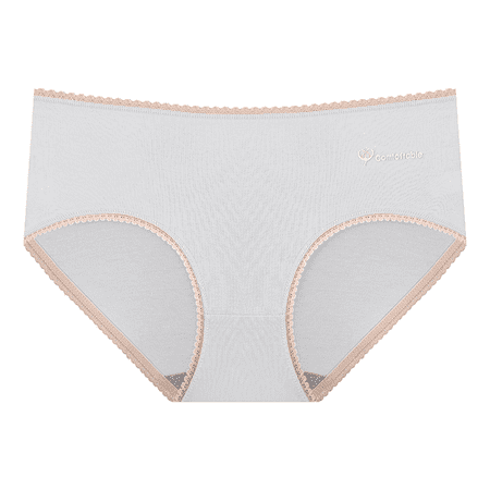Fulorrnie Underwear for Women Seamless Comfort Thong Waistband Panty Stretchable Panties  Light Gray  XXL