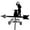 Forgeron, variante sur Piquet d'Indicateur de Direction du Vent pour Toit, Girouette, Extérieur, Cour, Grange, Professionnel
