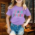 thumbnail image 2 of LUOGENLI Girls T Shirts Valentine's Day Size 14-16 Shirts for Teen Kids Girls Child Short Sleeve Prints T Shirt Girls Tops Girls St. Patrick's Day T Shirts Size 10-12 Cute 2-3 Years, 2 of 4