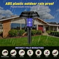 thumbnail image 6 of Topboutique 2 Pcs Solar Bug Zapper, LED Mosquito Killer Outdoor Solar Powered Bug Zapper Light Lamp,Waterproof Mosquito Zapper for Indoor and Outdoor Use,Black, 6 of 8