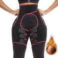 thumbnail image 1 of 3 in 1 Waist Trainer Cincher Thigh Trimmer Sweat Belt Yoga Shapewear Gym Body Shaper, 1 of 7