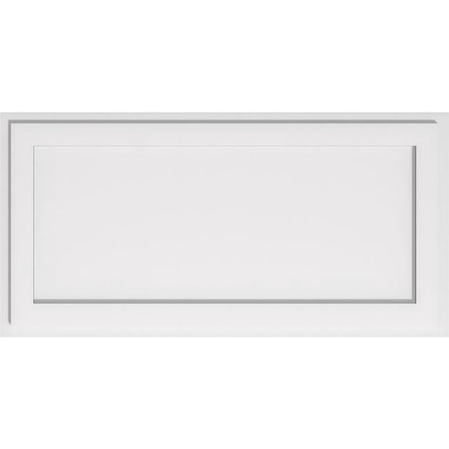 Ekena Millwork CMP36X18RE 18 x 36 in. Rectangle Architectural Grade PVC Contemporary Ceiling Medallion