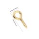 thumbnail image 4 of 200pcs Ojo Pines Tornillos ojetes Ganchos roscados bails hallazgos para Arcilla, Resina, Grano, fabricación de Joyas de plástico(Gold) EOTVIA No, 4 of 7