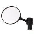 thumbnail image 2 of Bike Rearview Mirror Mountain Bike Handlebar End Mounted Flat Wide Angle Mirror Bicycle Accessory, 2 of 8