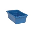 thumbnail image 1 of Quantum Storage Systems Bac Empilable Empilable Bleu à Croix - 25-1/8 X 16 X 8-1/2 - Lot de 6, 1 of 3