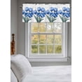 thumbnail image 3 of Spring Floral Curtain Valances for Windows, Watercolor Tulip Flowers Pastoral Kitchen Valance Window Treatment, Light Filtering Block Curtains for Bathroom/Bedroom/Living Room 42'' x 18'', 3 of 9