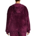 Athletic Works Women's Plus Size Velour Pullover Hoodie