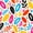Color 2, variant on Peel and Stick Wallpaper Colorful Floral Bold Abstract Flowers Leaves 24in x 118in Contact Paper Removable Self Adhesive Wall Mural Wall Decor for Bedroom Kitchen Cabinets