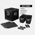 UbeCube 2x2 Crate with four storage bins that are heavy