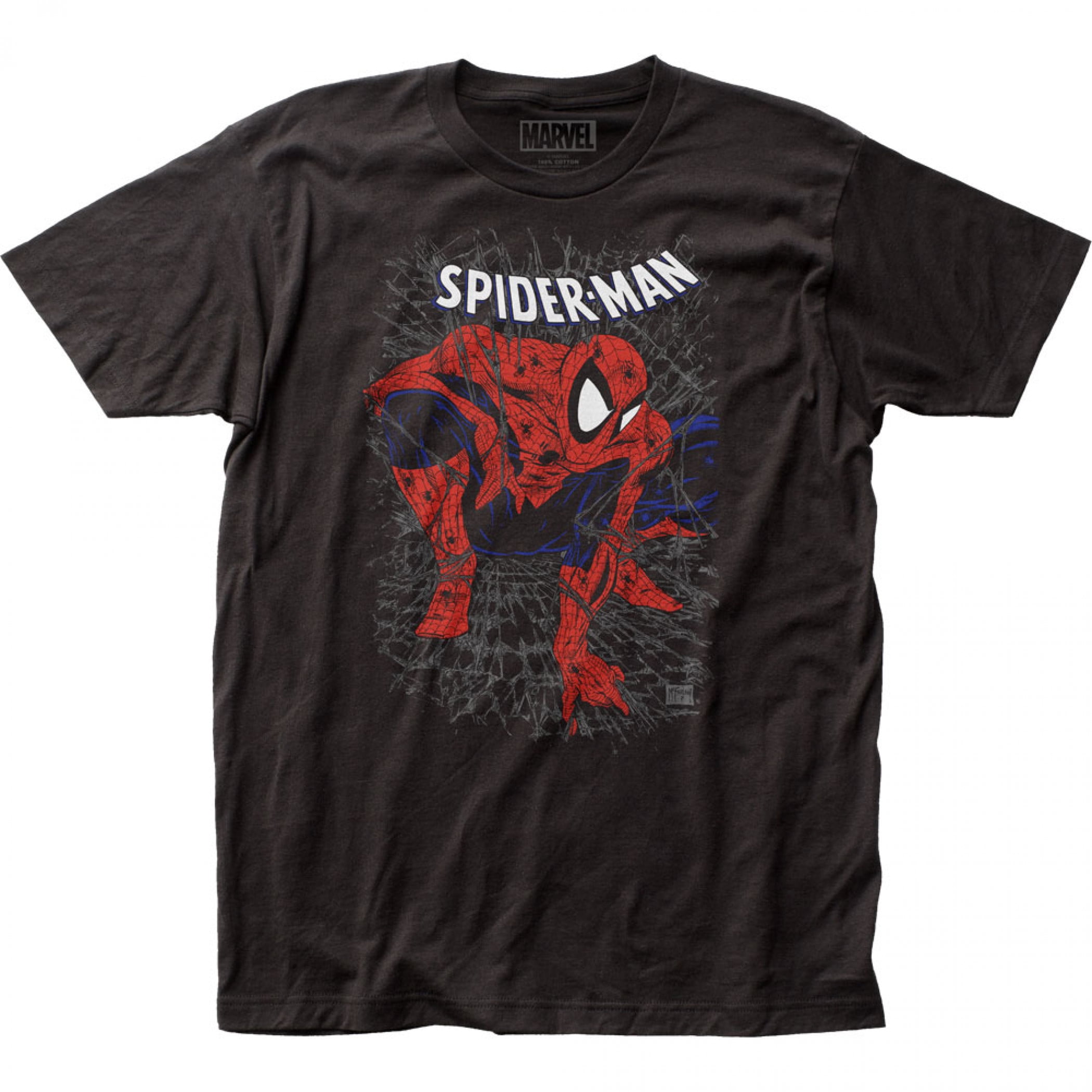 Spider-Man Tangled Web Men's T-Shirt-2XLarge - Walmart.com