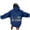 Navy, variant on HNMKIU Red Hoodie Women Hoodies For Women Word Graphic Sweatshirts For Women Vintage Hoodie Trendy Sweatshirts Preppy Clothes Long Sleeve Sweatshirt Tops