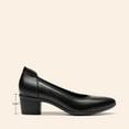thumbnail image 2 of Women's Pumps Black Shoes Almond Toe Dress Shoes Heels Arch Support, 2 of 5