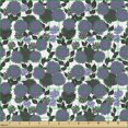 thumbnail image 2 of Floral Fabric by the Yard, Pastel Dahlia Blossoms Flourishing Petals Buds Fragrance of Summer, Upholstery Fabric for Dining Chairs Home Decor Accents, Dark Grey and Blue Violet by Ambesonne, 2 of 5