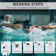 thumbnail image 5 of 2-Piece Silicone Swim Caps for Long Hair, Hearing Protection, Tear-Proof Coating, Comfortable and Non-Slip, Swim Caps for Men and Women (Black), 5 of 5
