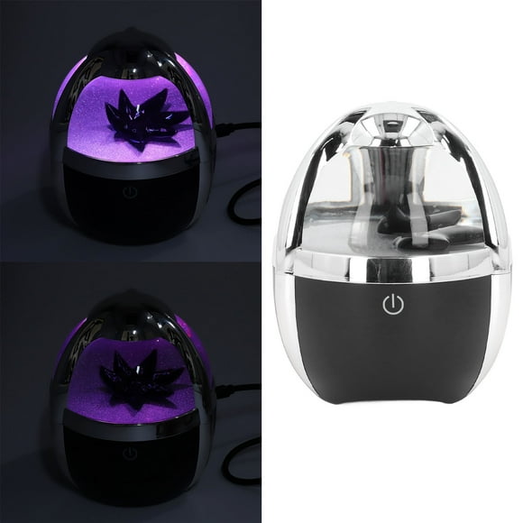 Visualizador de Sonido ferrofluid, Altavoz de fluido magnético 2200 mah batería colorida decoración de escritorio de luz para acampar