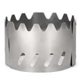 thumbnail image 3 of Portable Extérieur Ultraléger Titane Rack Pare-Brise Camping Randonnée Randonnée Argent, 3 of 7