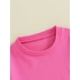 thumbnail image 6 of Michellecmm Family Matching Sweatshirt Adult Baby Letter Print Round Neck Sweatshirt/ Jumpsuit Sportswear Tops, 6 of 9