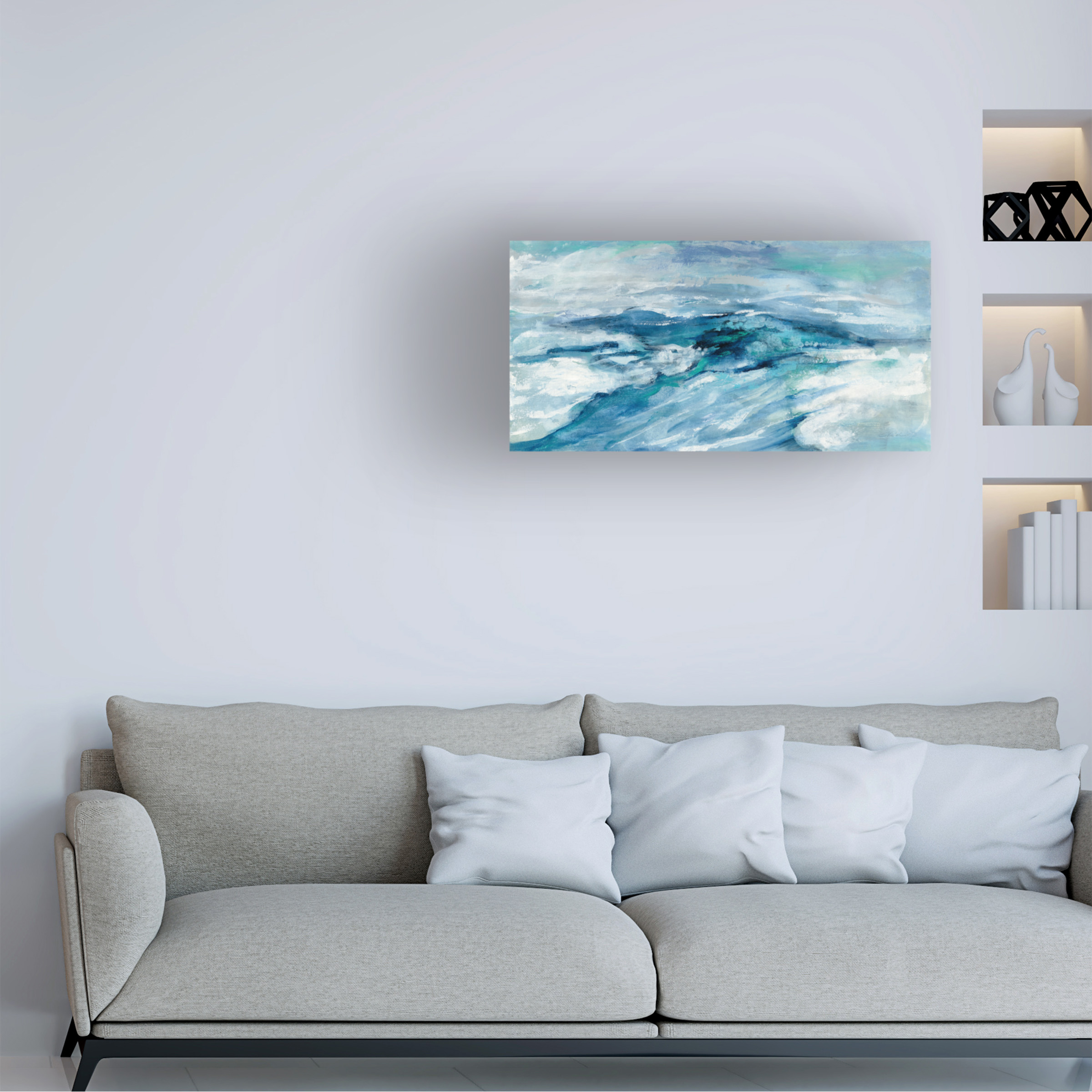 Trademark Fine Art 'Archipelago Seascape' Canvas Art by Silvia Vassileva