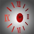 thumbnail image 4 of Gwong Decoración hogareña DIY 3D Muro analógico Colgando Reloj Pegatina Sala de estar Oficina Decoración decoración Gwong 21035648, 4 of 7