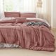 thumbnail image 2 of Juego de Edredón Bedsure King King Pinch Pleat en Rosa Empolvado Boho, 2 of 7