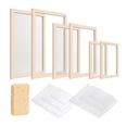 thumbnail image 3 of FVDPWYE Paper Making Frame Kit Educational Tools Sponge Handmade Paper Making Screen, 3 of 6