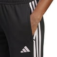 thumbnail image 3 of Adidas Tiro 23 League Track Pants Womens Black Striped Skinny Leg Active APP2874, 3 of 5