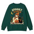 thumbnail image 5 of Venzia Women Cute Fall Sweatshirt, Retro Pumpkin Black Cat Cartoon Graphic Crewneck Casual Autumn Pullover Top, 5 of 6