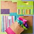 thumbnail image 4 of Hello Hobby X-Large Kraft Paper Gift Bags with Color Block, 10" x 13", 10 Count, for All Ages, 4 of 12