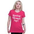 thumbnail image 3 of Resting Brunch Face Cute Funny RBF Womens Slim Fit Graphic Tee Brisco Brands M, 3 of 5