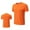 Orange, variant on Zylanna Men's Casual T-Shirts Tee, Crew Neck Short Sleeve Summer Solid Color Loose Tops Trouses for Men Black Size M