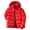 Red, variant on Breezora Women's Hooded Quilted Puffer Jacket Winter Warm Thickened Full Zip Shiny Ski Coat For Hiking Outdoor L Size Black