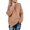 Khaki, variant on Utoimkio Turtleneck Pullover Sweaters for Women Long Sleeve Casual Loose Knit Sweaters Winter Solid Outwear Jumper Tops